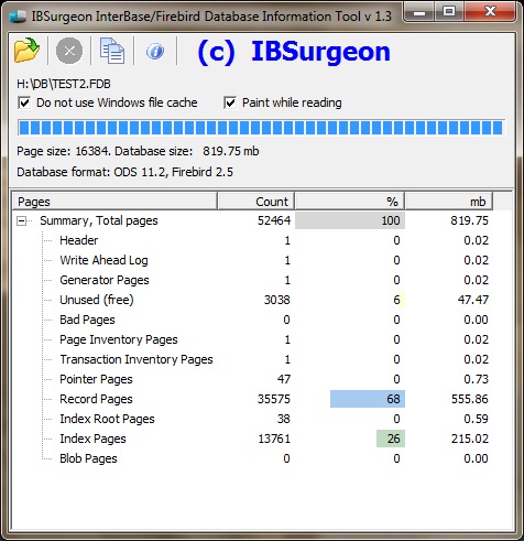 IBSurgeon DBInfo